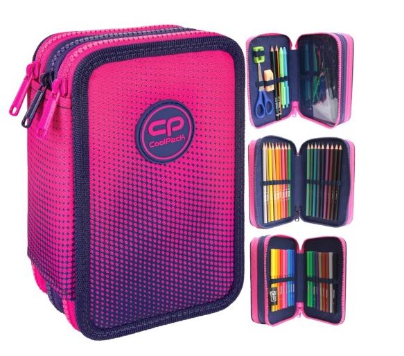 Coolpack Piórnik potrójny Jumper 3 z wyposażeniem GRADIENT FRAPE