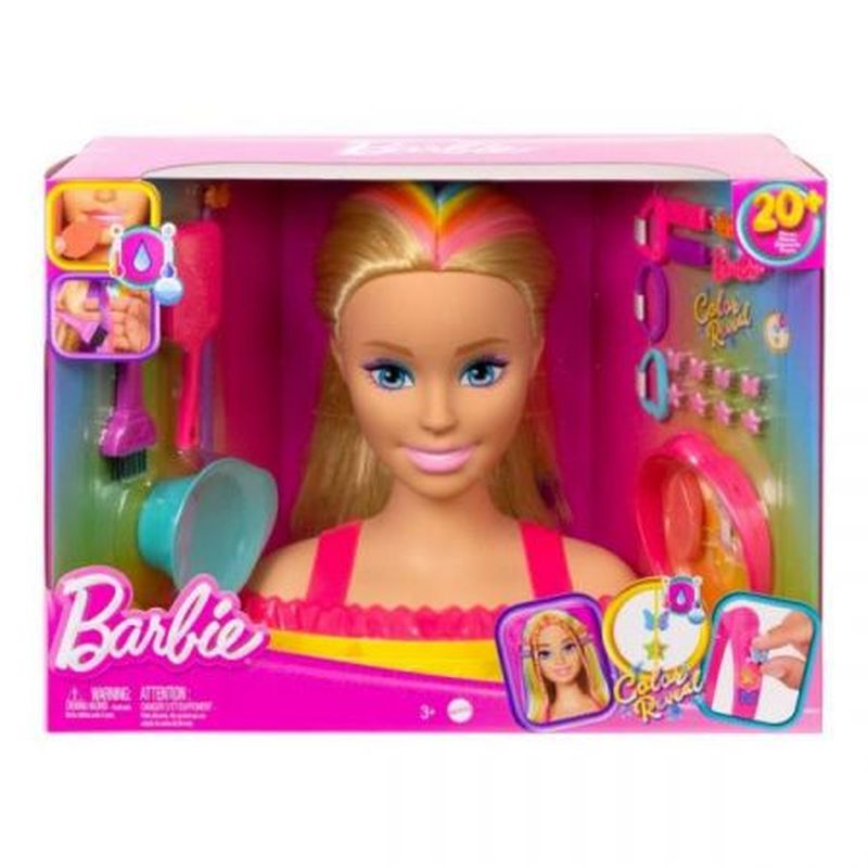 Barbie głowa dostylizacji blond HMD78