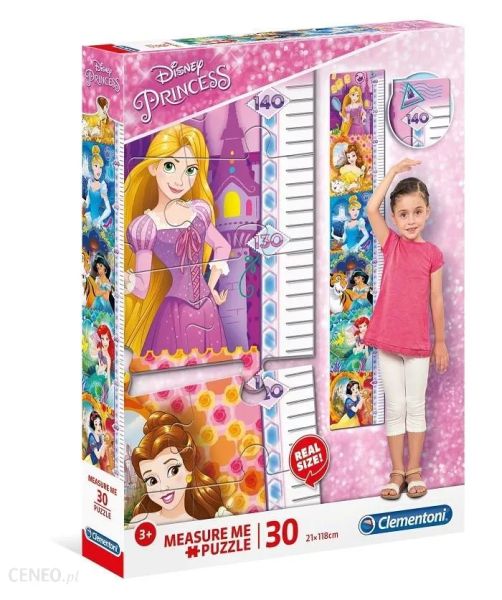 Clementoni Puzzle Miarka 30el, Measure Me Princess