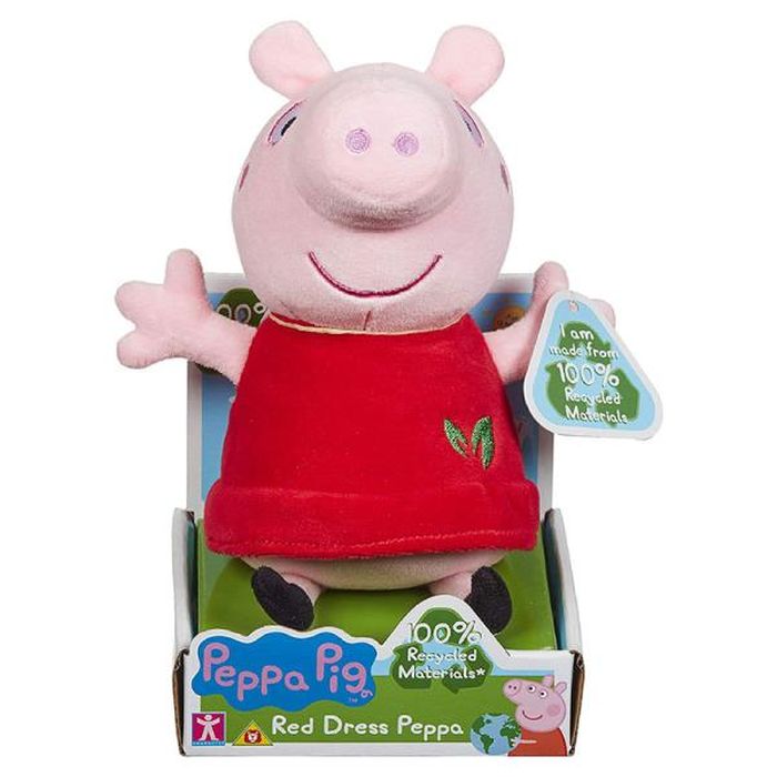 Peppa Pig Eko Plusz Czerwona Sukienka 20cm