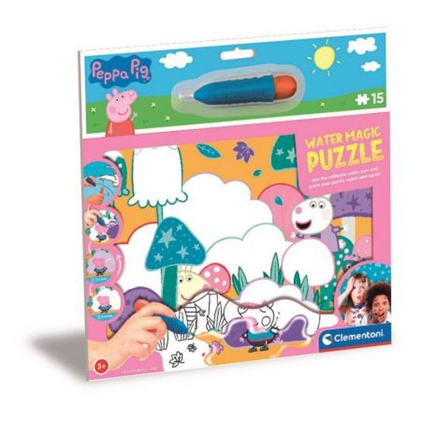 Magiczne wodne puzzle WATER MAGIC 15 el. Peppa Pig
