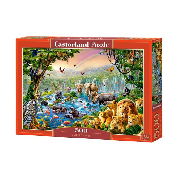 Castorland Puzzle 500 EL B-52141 JUNGLE RIVER