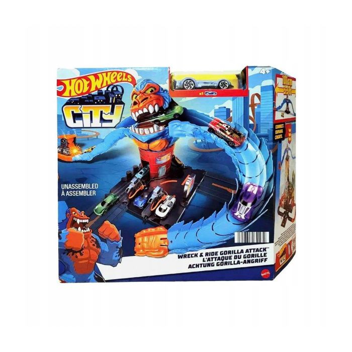 Hot Wheels City Pułapka goryla HDR30 Zestaw tematyczny