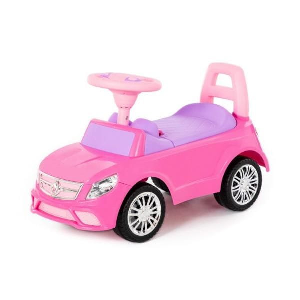 Samochód-jeździk "SuperCar" Nr3 z sygnałem dźwiękowym (różowy)