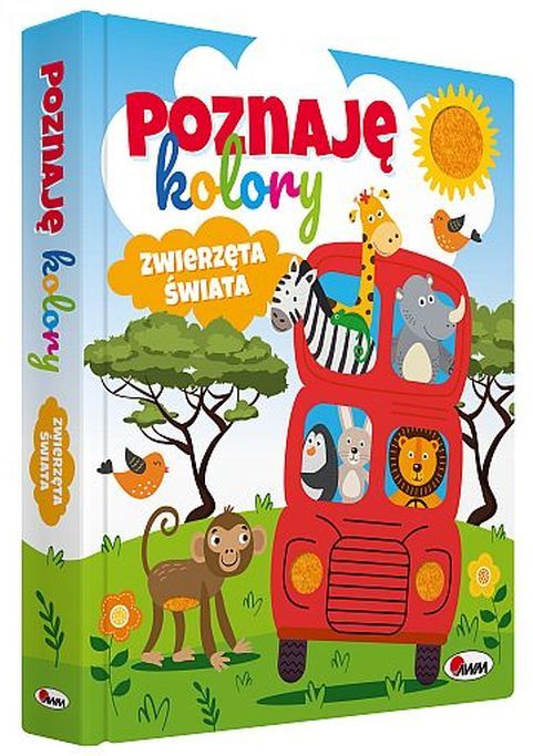 Książeczka POZNAJĘ KOLORY ZWIERZĘTA ŚWIATA