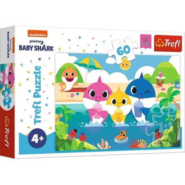 Puzzle 60 el. Baby Shark Trefl