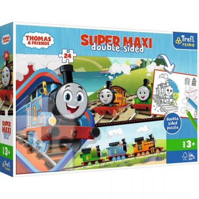 Puzzle 24 el. Super Maxi Double Side Thomas