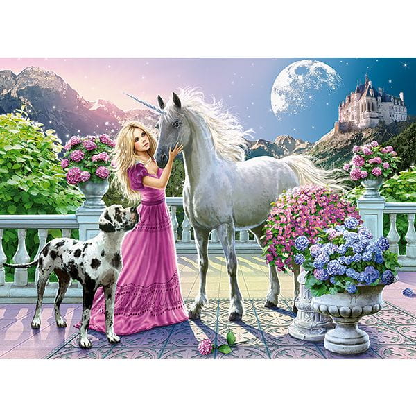 Puzzle 300 el. MY FRIEND UNICORN Castorland