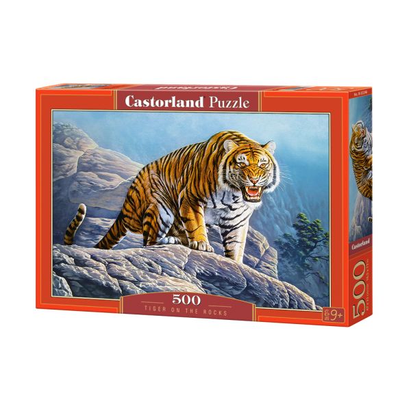 PUZZLE 500 EL B-53346 TIGER ON THE ROCK