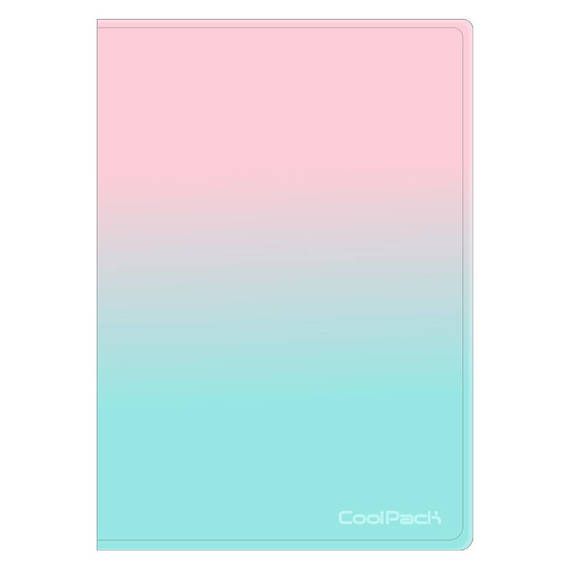 COOLPACK - GRADIENT - TECZKA CLEAR BOOK 20 KOSZULEK - STRAWBERRY