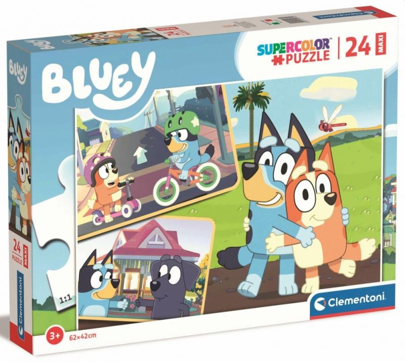 PUZZLE 24 EL MAXI SUPER KOLOR Bluey