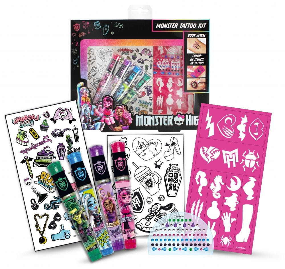 MONSTER HIGH ZESTAW TATUAZY 24X20X3 PUD6 24