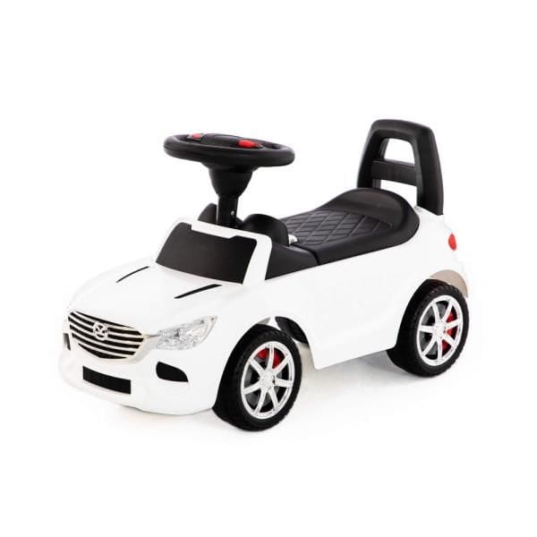 Samochód-jeździk "SuperCar" Nr4 z sygnałem dźwiękowym (biały)