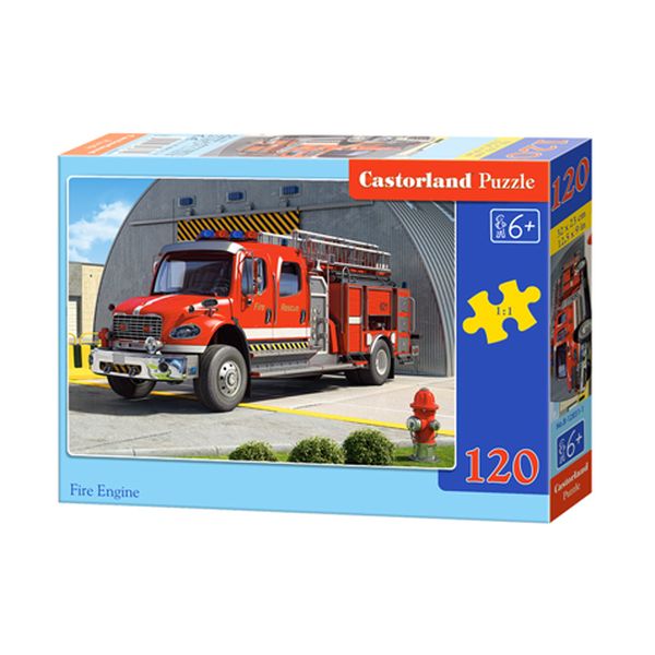 Castorland Puzzle 120 el. B-12831-1 Fire Engine
