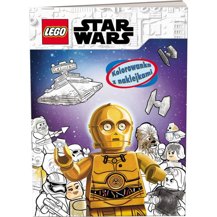 Lego Star Wars. Kolorowanka z naklejkami