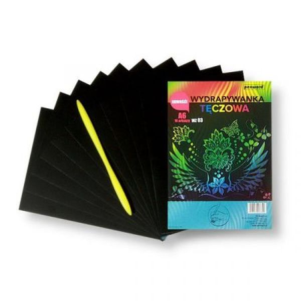WYDRAPYWANKA A6 TĘCZA +RYLEC WZ-03 MULTICOLOR