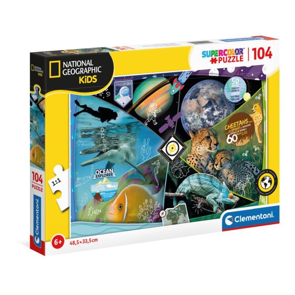 PUZZLE 104 NATIONAL GEOGRAPHIC KIDS