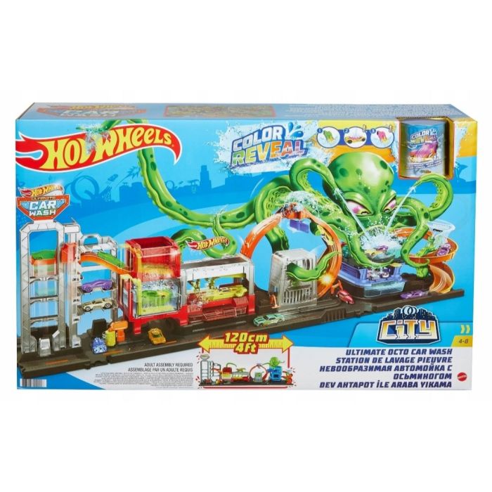 Hot Wheels City zestaw Megamyjnia Atak ośmiornicy GTT96