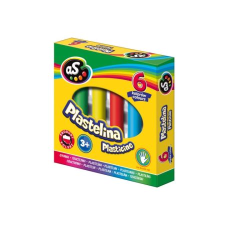 PLASTELINA AS 6 KOLORÓW @