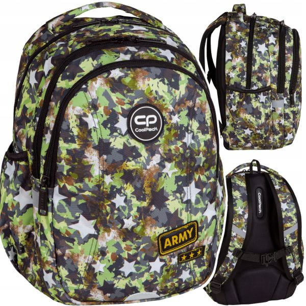 CoolPacka Joy S Plecak Młodzieżowy Moro Army Stars
