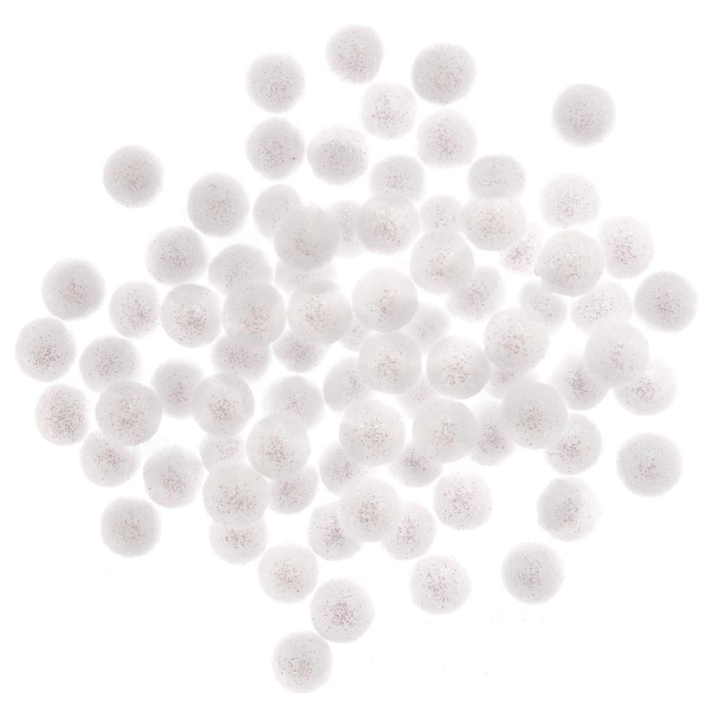 KULKI DEKORACYJNE 1,5 CM, 80 SZT., OPALIZUJĄCE