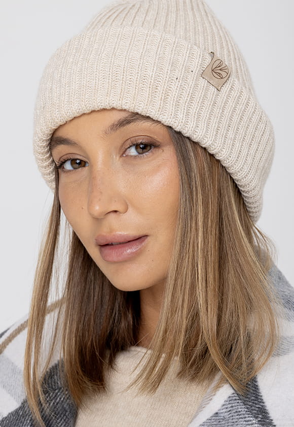 Wollmütze BEANIE - beige