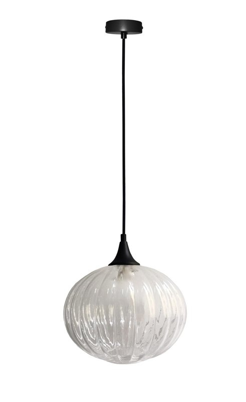 Lampa wisząca czarna 24 cm Exeter Ledea