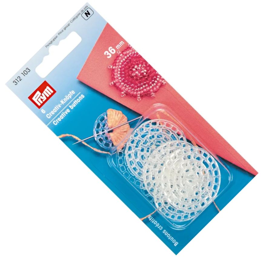 ozdobne guziki Creativ 36mm PRYM 312103 .