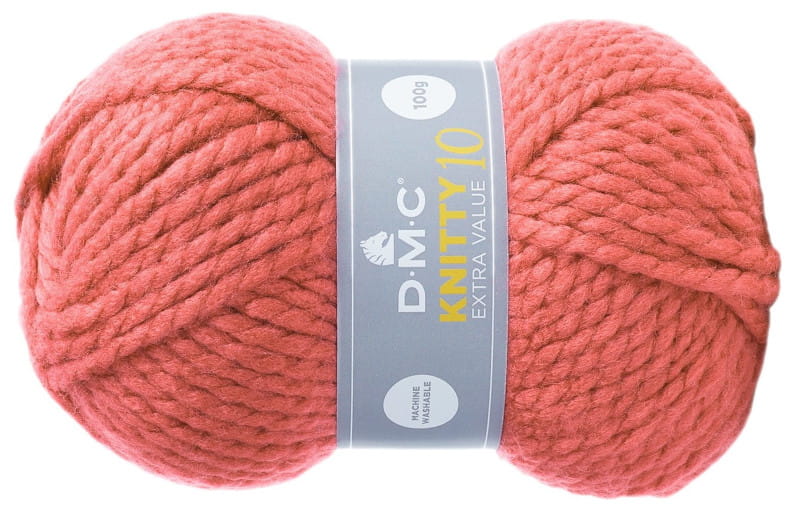WŁÓCZKA DMC KNITTY 10 kol. 622 / ceglasty różowy