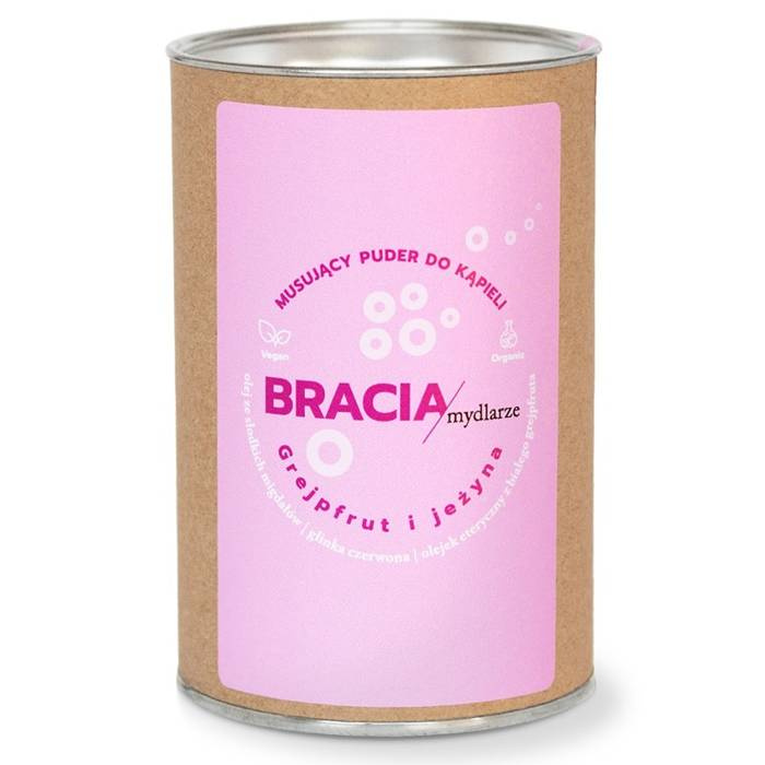 Bracia Mydlarze Puder do kąpieli - Grejpfrut i jeżyna