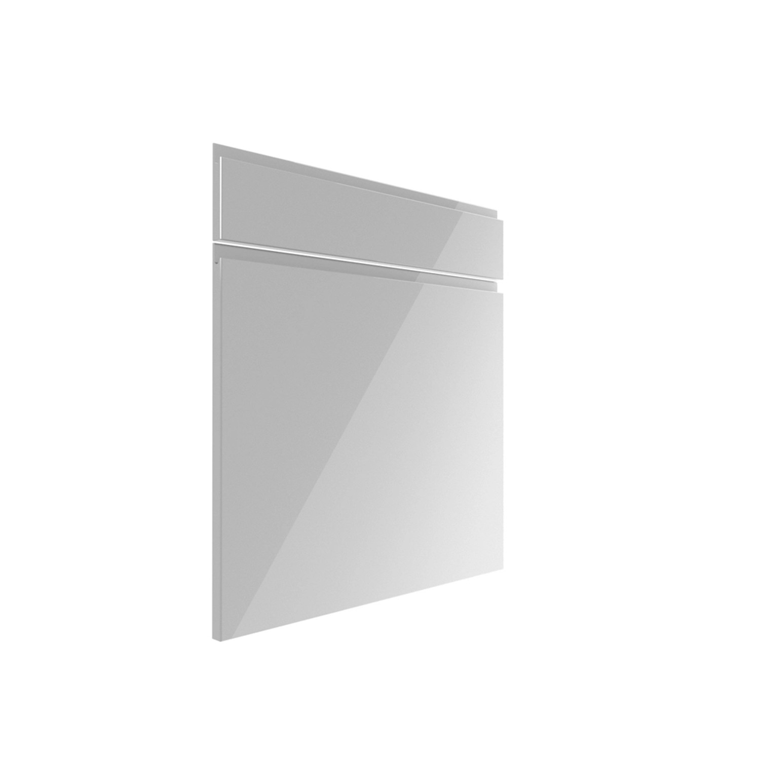 Front 60 x 56 cm + 60 x 14 cm Verona grey metal