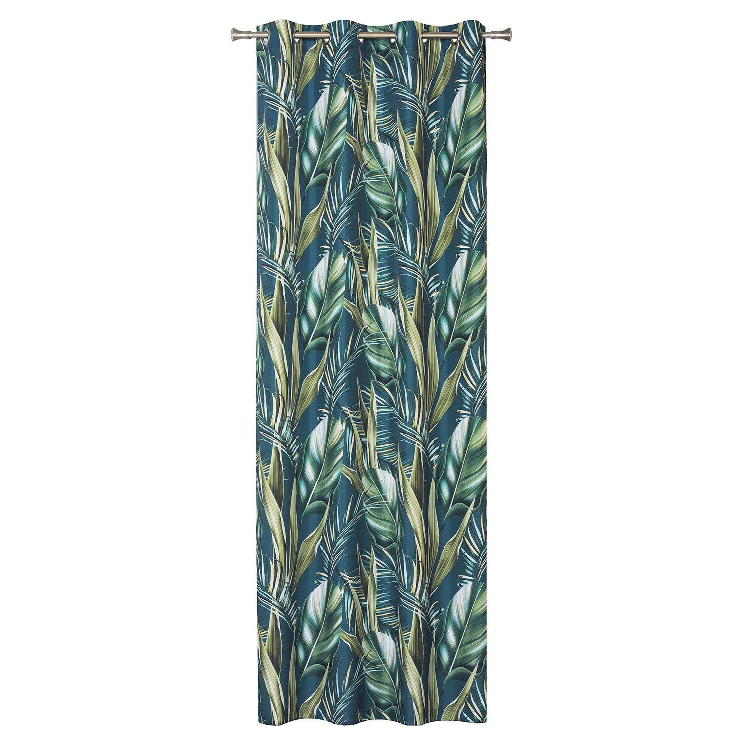 Zasłona FIJI na przelotkach 140 cm x 260 cm morska