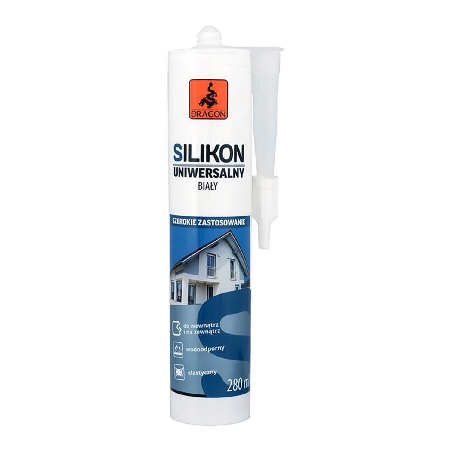 Dragon Silikon uniwersalny biały 280 ml