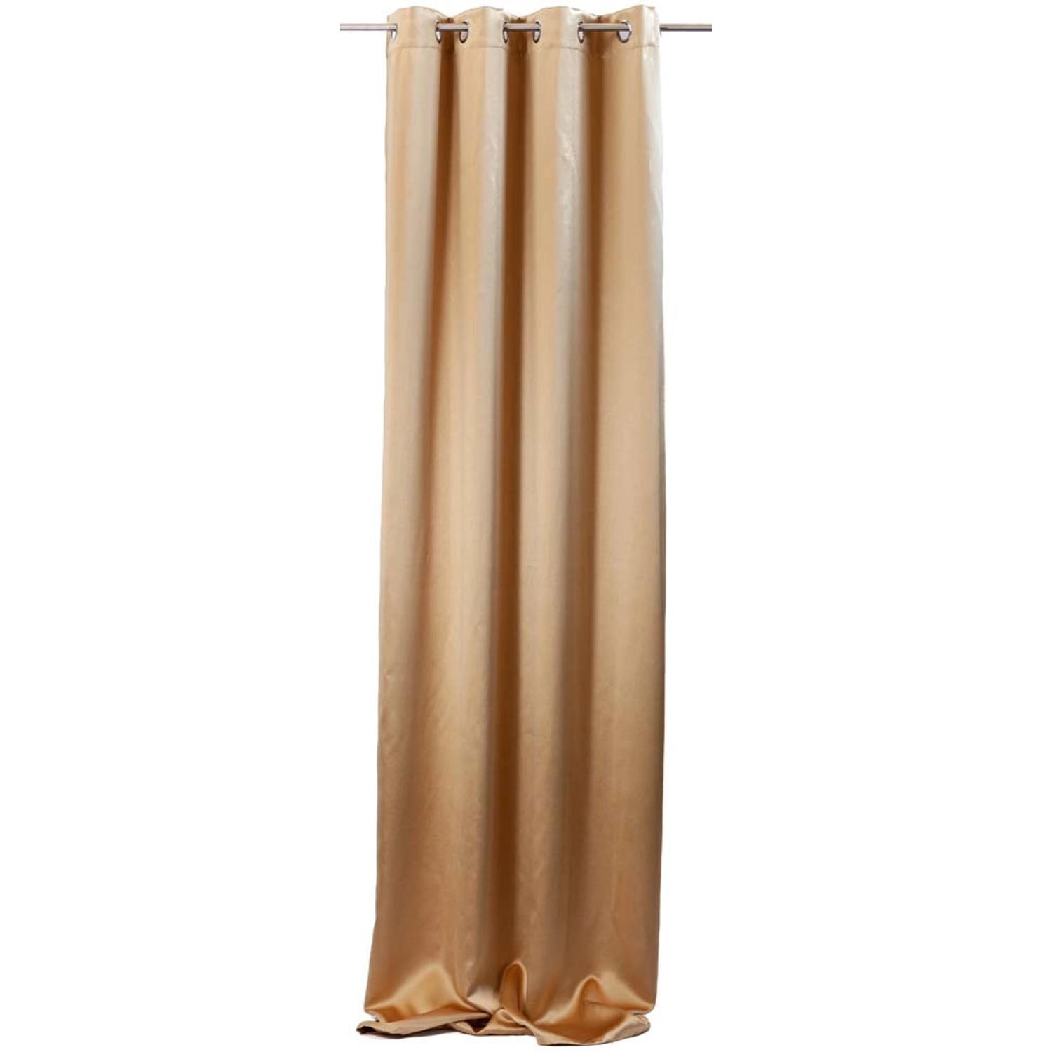 Zasłona RADIANT CHIC na przelotkach 140 x 270 cm złota