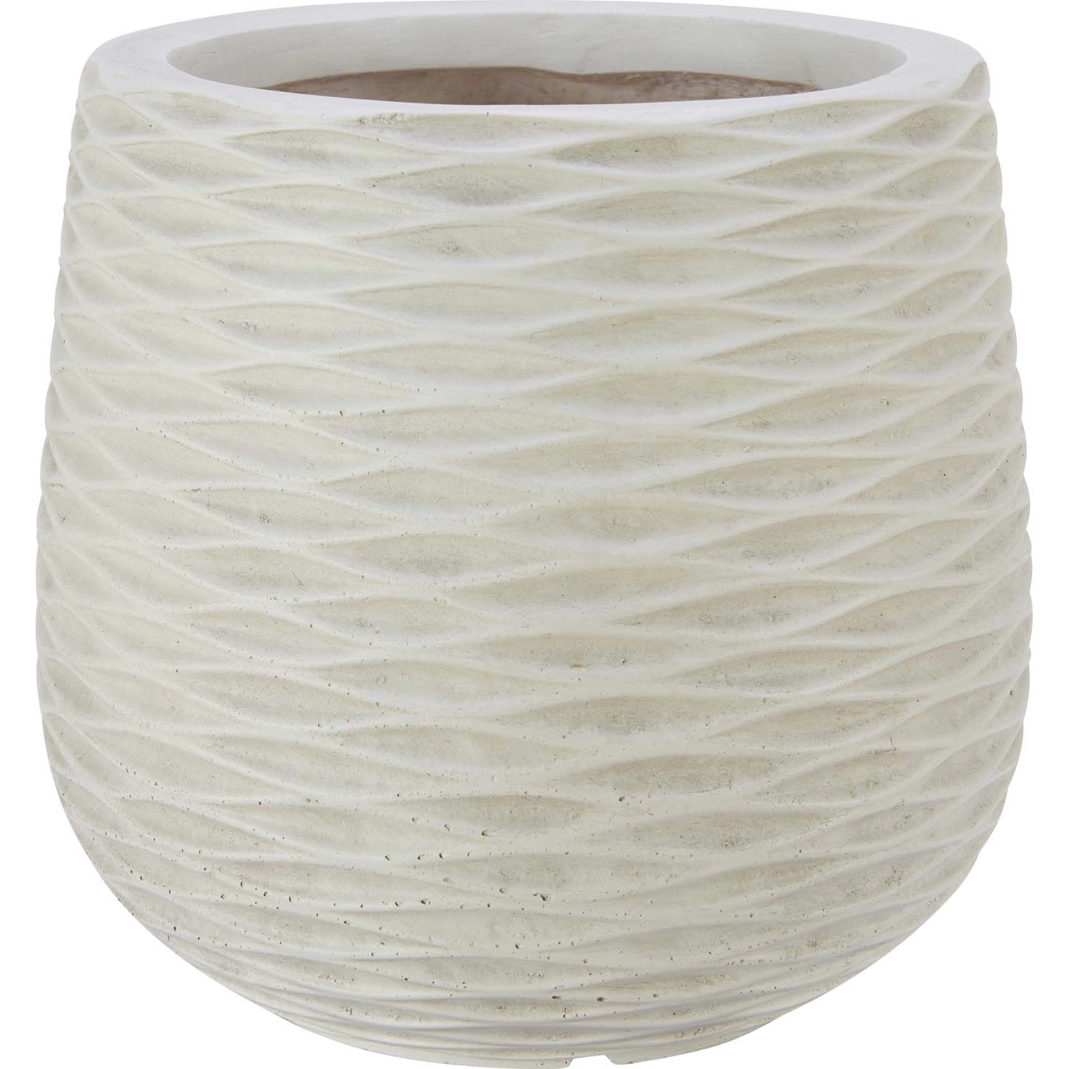 Donica Volterra kremowa - 24 x 22,5 cm