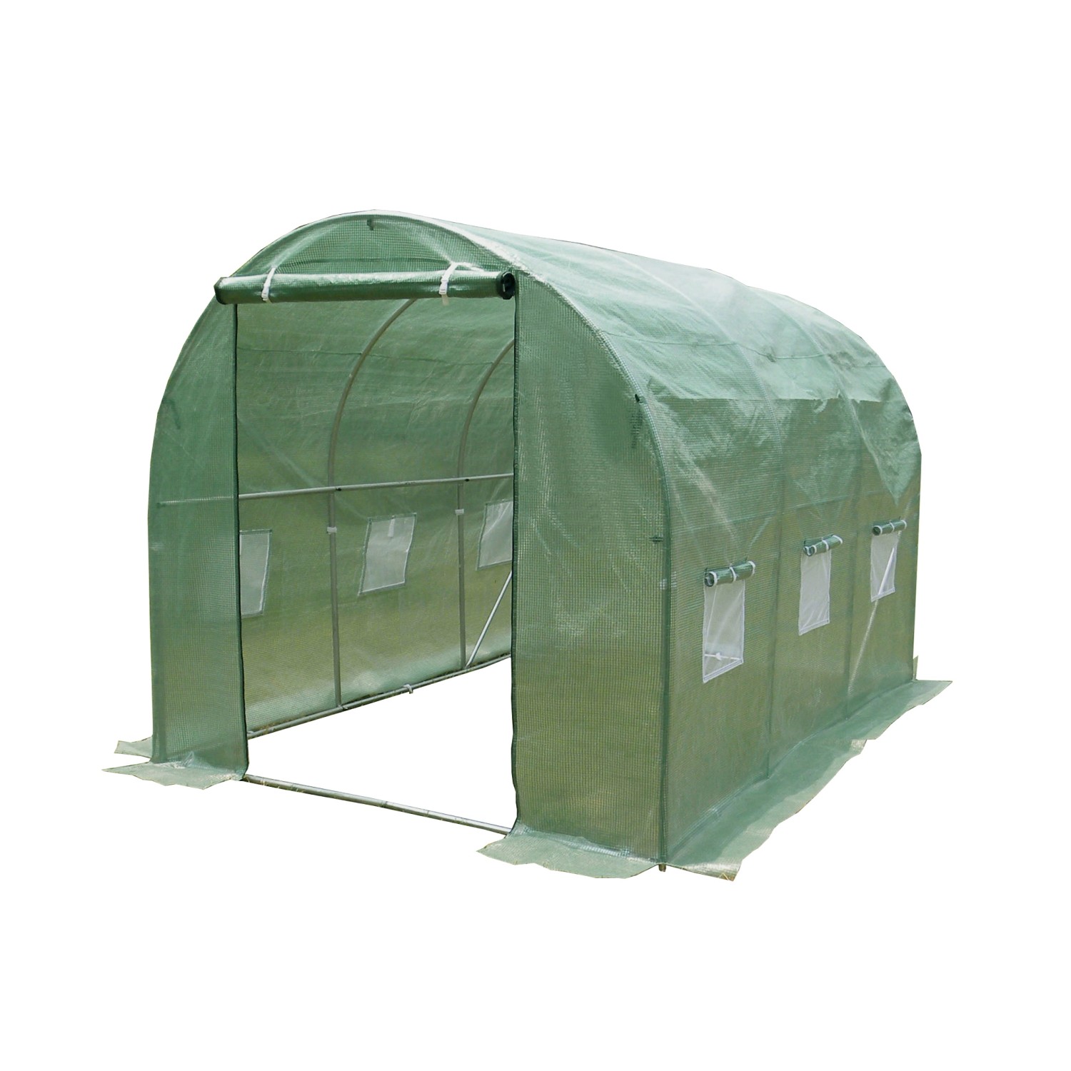 Tunel foliowy wzmocniony zielony - 2 x 3 m