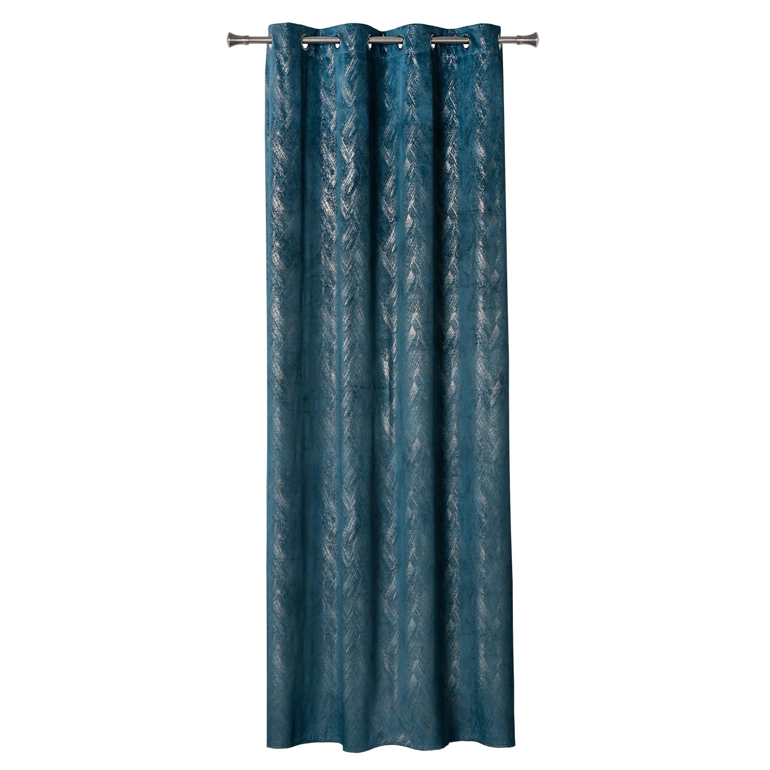 Zasłona DUBAI na przelotkach 140 cm x 260 cm morska