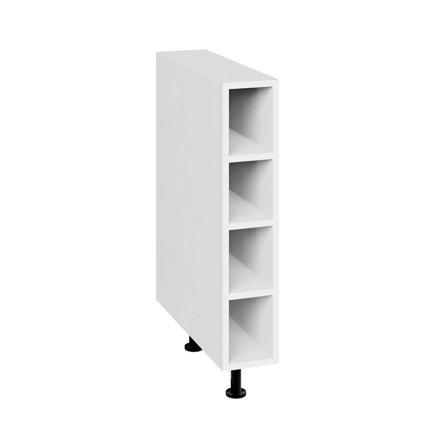 Korpus dolny 15 cm biały mat