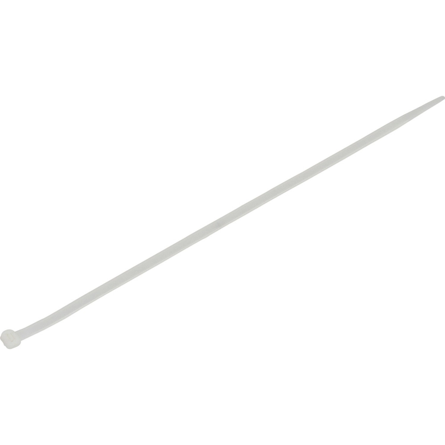 LUX Opaski do kabli białe 7 x 370 mm, 25 szt.