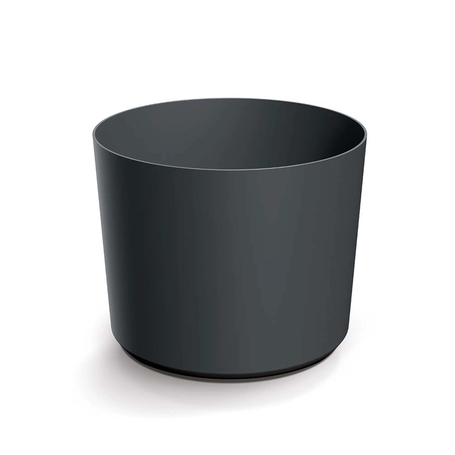 Doniczka Tubo bez podstawki ciemnoszara - 24 cm