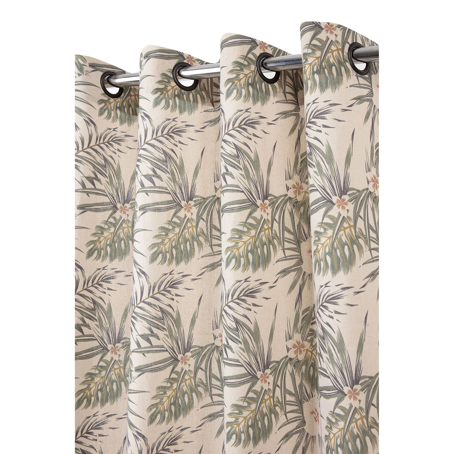 Zasłona NATALIA na przelotkach 135 cm x 280 cm naturalna