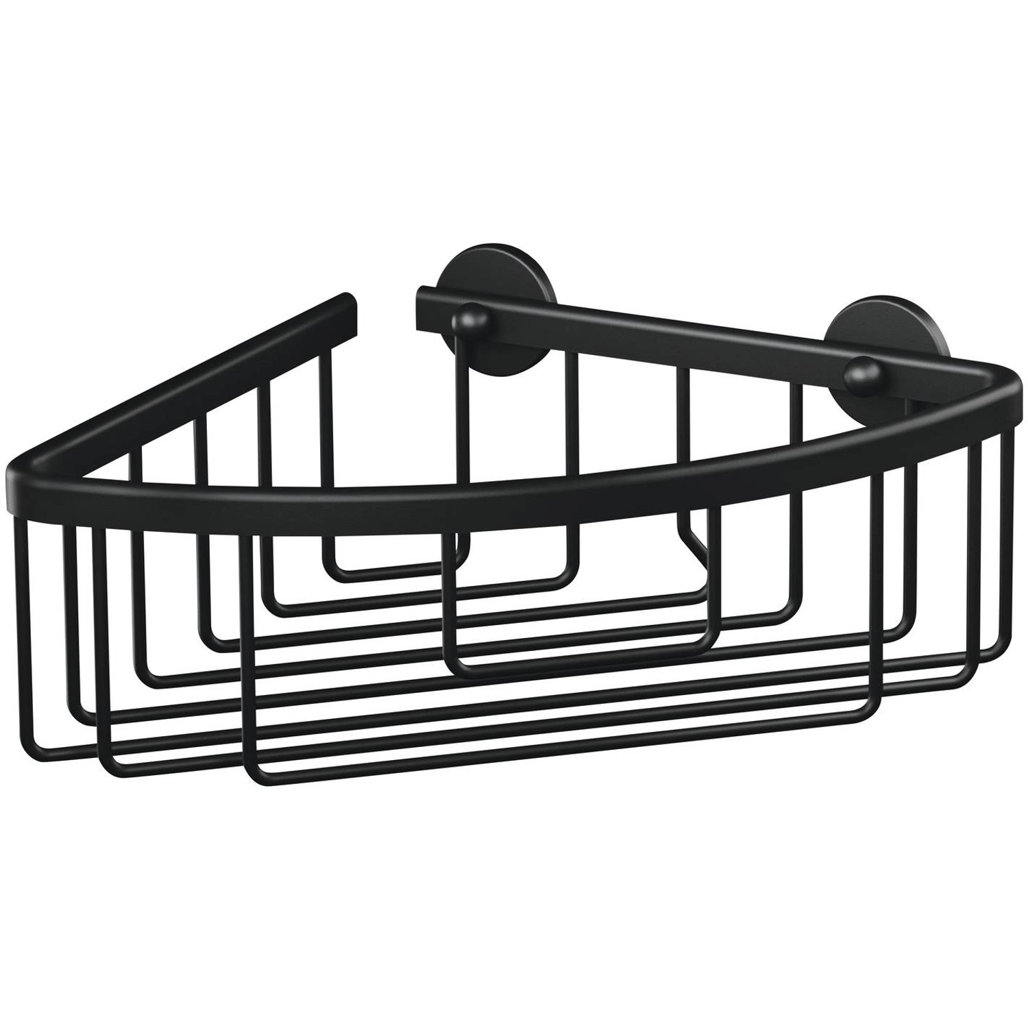 Tesa Półka ALUXX 1P narożna Black