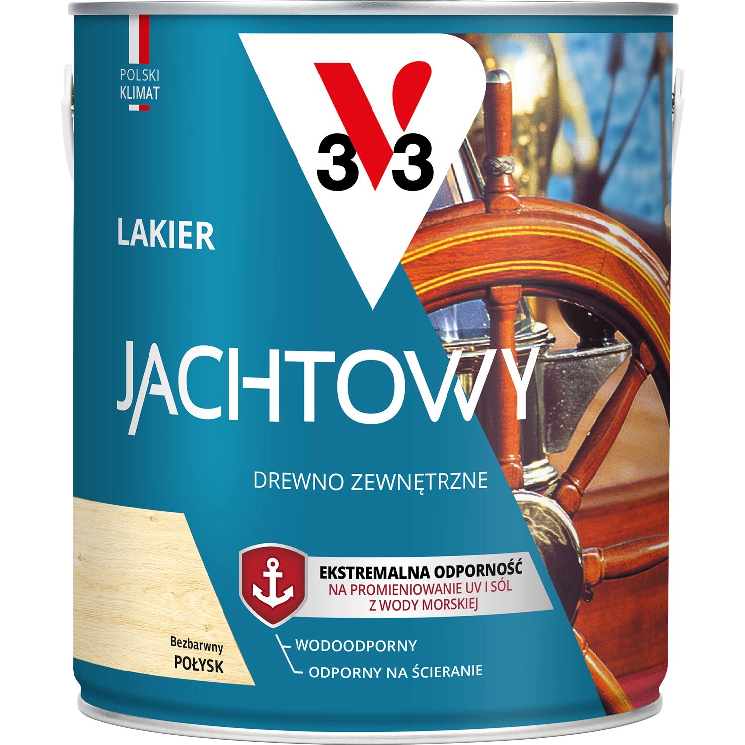 V33 Lakier jachtowy bezbarwny 2,5 l