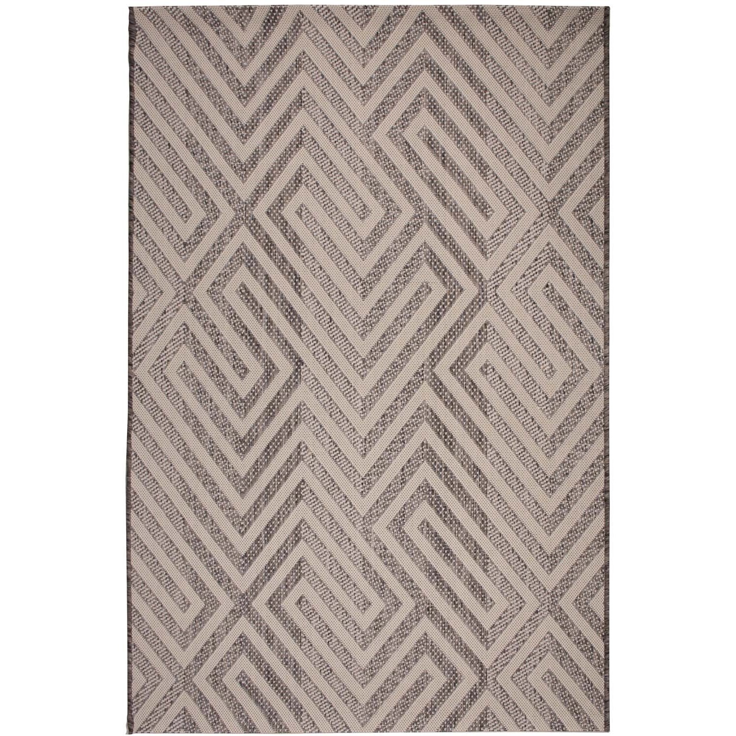 Marbex Dywan zewnętrzny/wewnętrzny Strada 19022/p91 120 x 160 cm ciemny beż