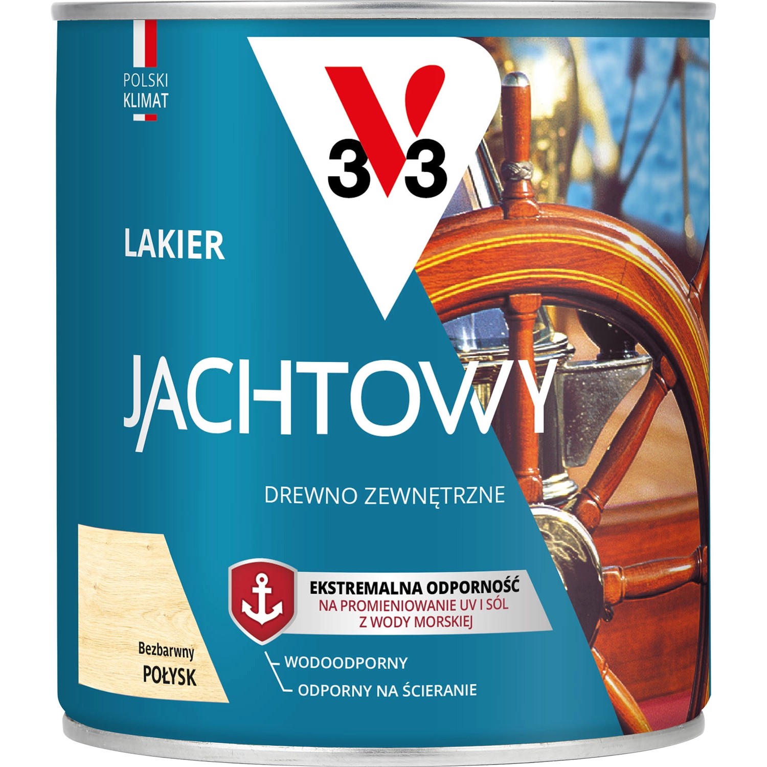 V33 Lakier jachtowy bezbarwny 0,75l