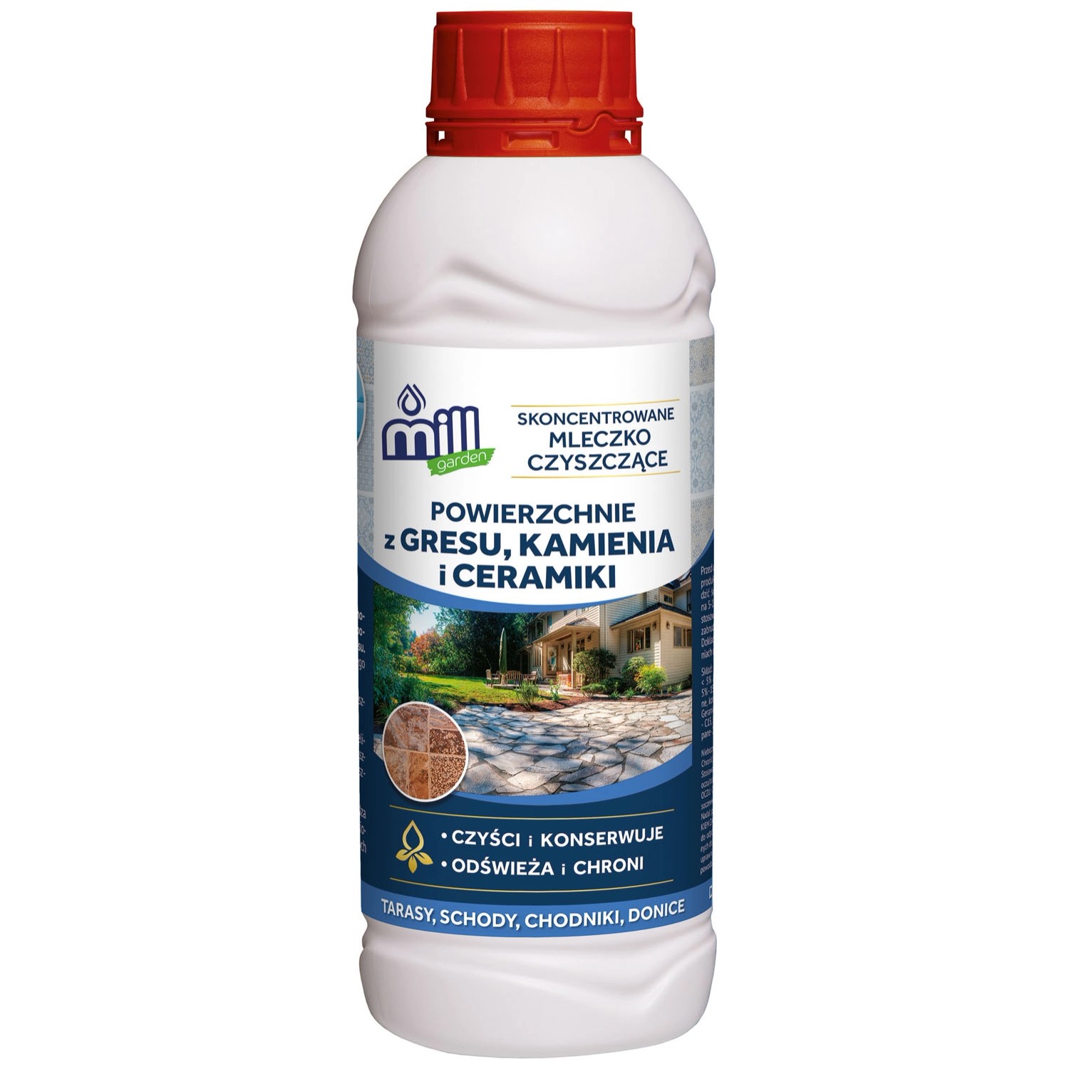 Agrecol Mleczko czyszczące tarasy, schody, chodniki 888ml