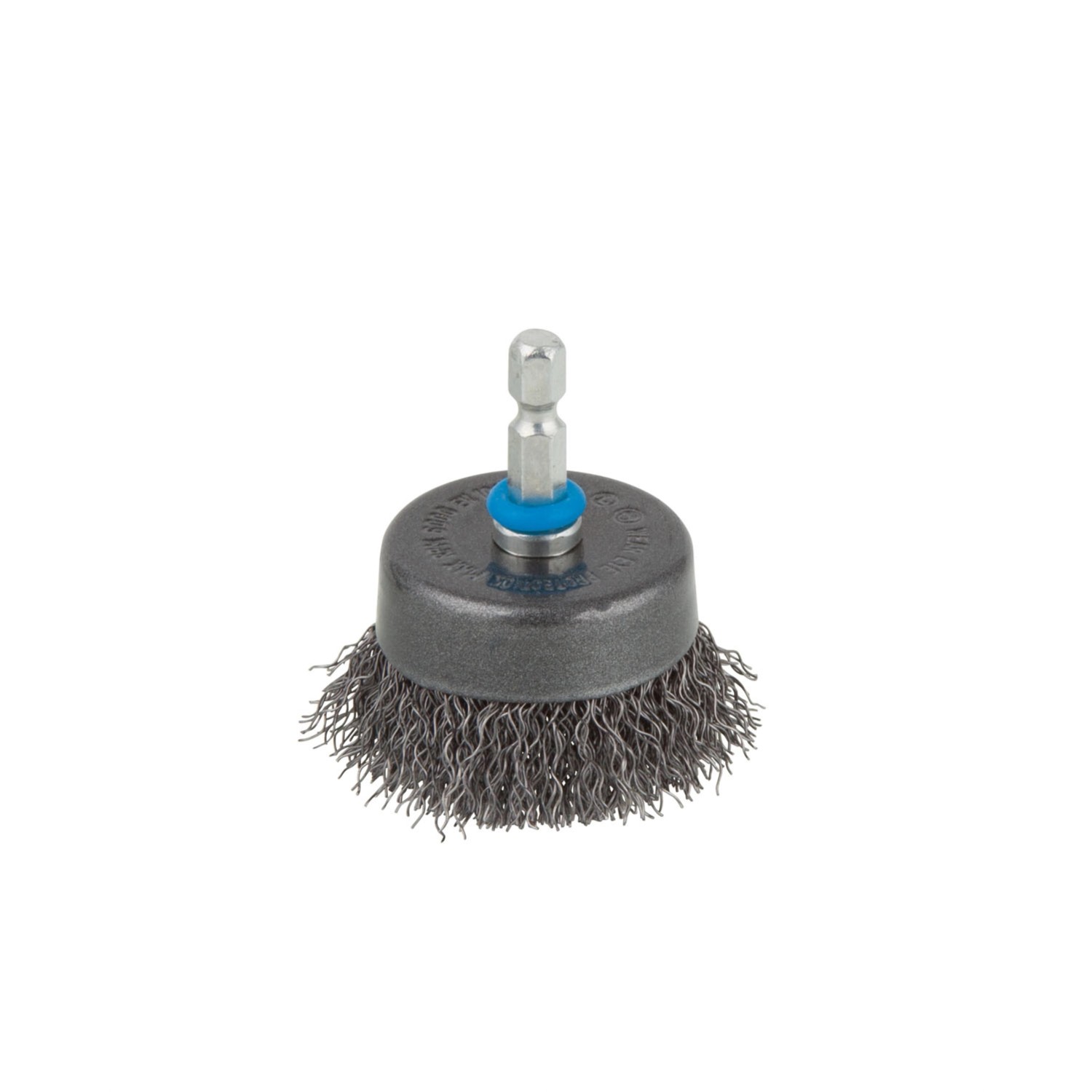 Szczotka druciana doczołowa trzpień 1/4" - śr. 50 mm