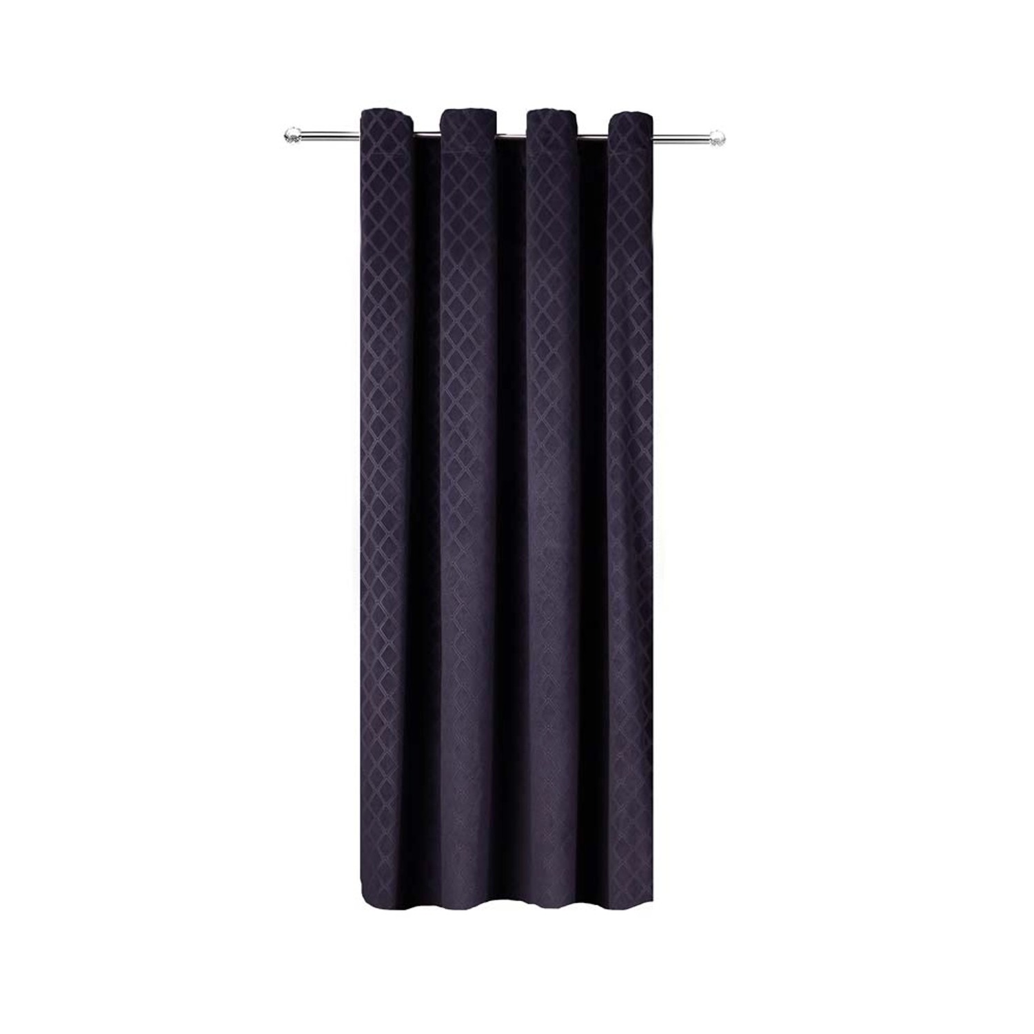 Zasłona CHIC na przelotkach 140 cm x 270 cm ciemnoszara