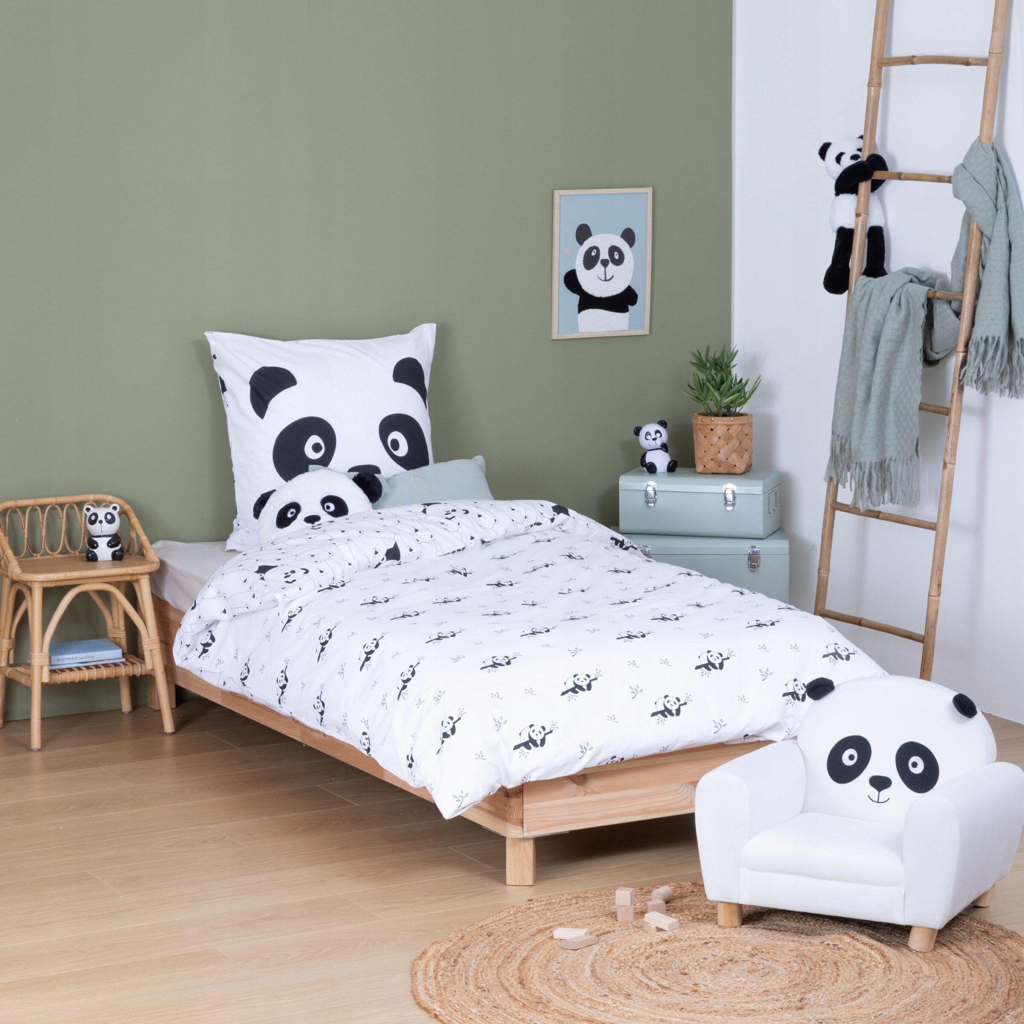 Komplet pościeli dziecięcej Panda 140x200cm DB