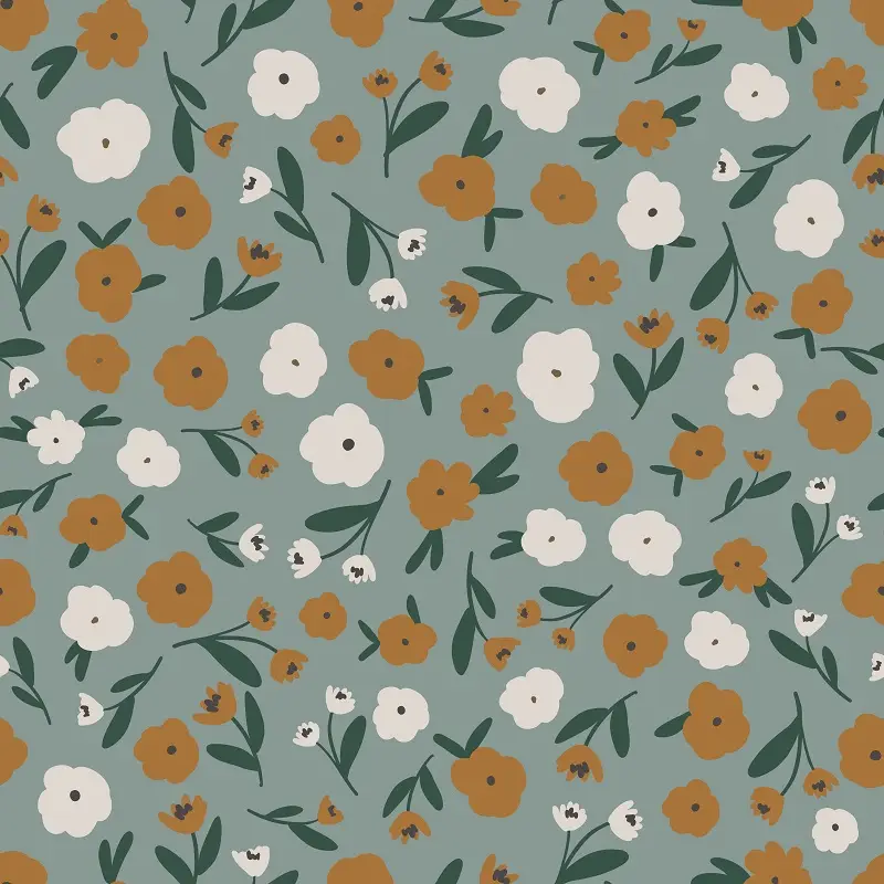 Tapeta faded summer patterns-16 BW